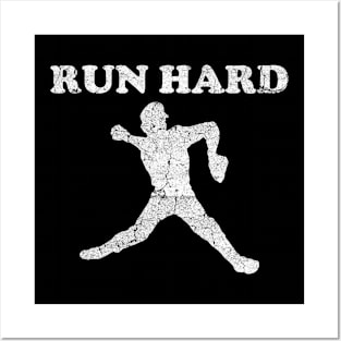 run hard baseball by NFb Posters and Art